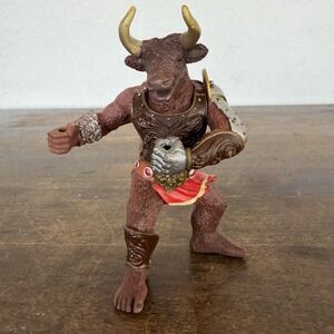 Papo 2006 Minotaur Warrior Figure Mythical Fantasy Bull Knight Toy